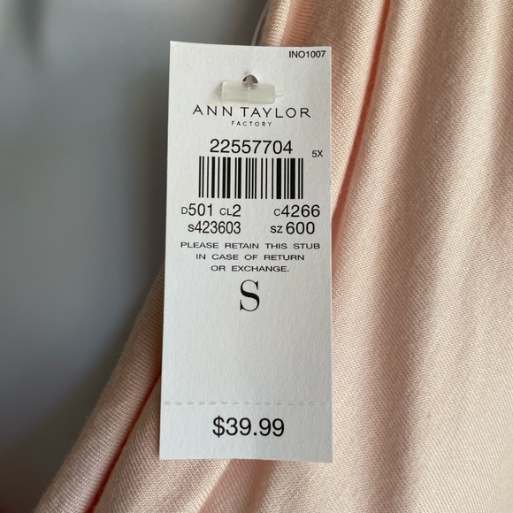 Ann Taylor Sleeveless Shell Pink Small - Picture 10 of 11